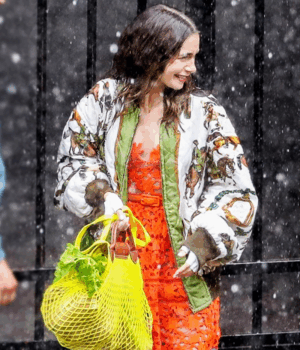 Emily In Paris Season 2 Lily Collins Jacket