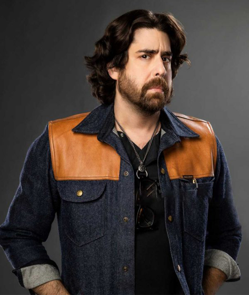 The Equalizer 2021 Adam Goldberg Blue Denim Jacket The Equalizer 2021 Adam Goldberg Blue Denim Jacket