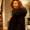 The Equalizer 2021 Queen Latifah Black Fur Coat