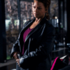 The Equalizer 2021 Robyn McCall Black Leather Coat