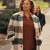 The Equalizer TV Series 2021 Queen Latifah Checked Coat