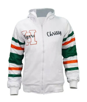 Stranger Things Season 4 Chrissy White Hoodie Jacket 3