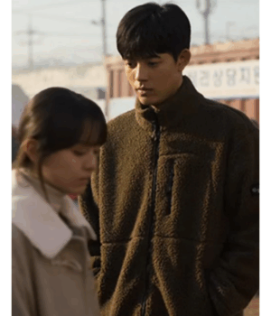 All of Us Are Dead Lee Su hyeok Shearling Jacket 1