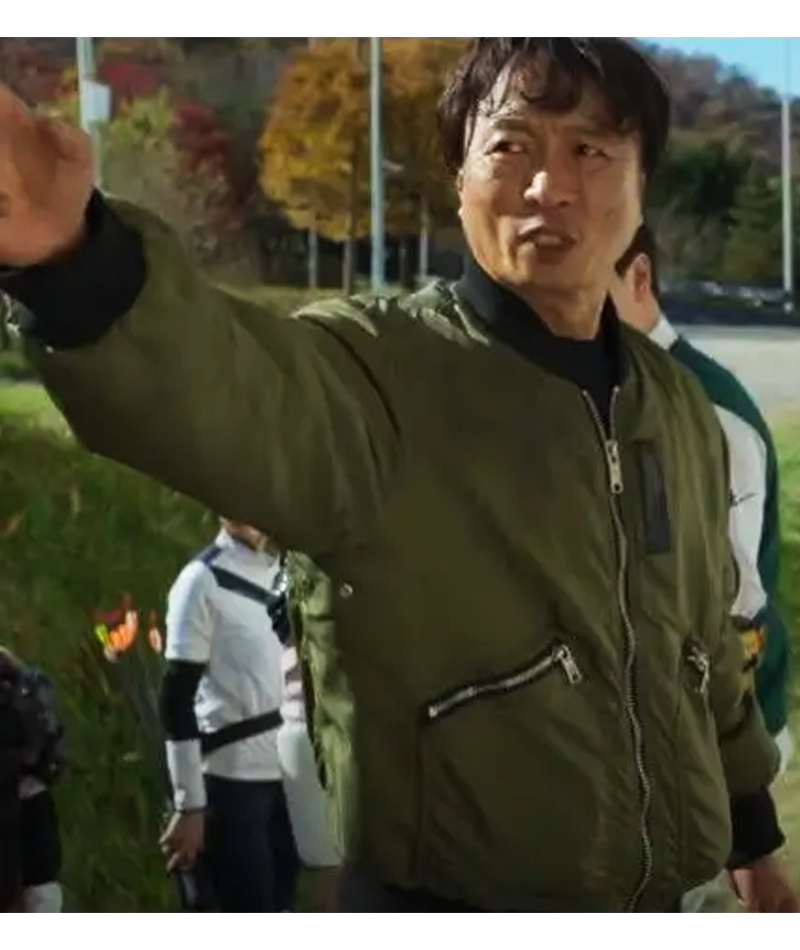 All of Us Are Dead Nam So Ju Green Bomber Jacket All of Us Are Dead Nam So Ju Green Bomber Jacket 2