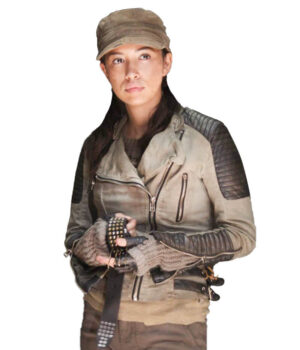 The Walking Dead Christian Serratos Grey Jacket 5