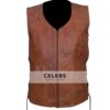 Walking Dead Danai Gurira Brown Leather Vest 1