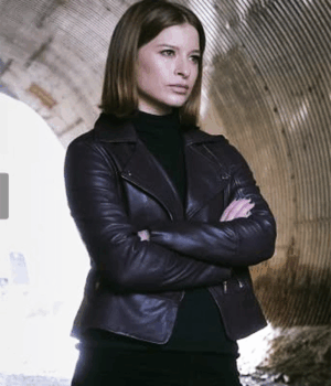 Superman and Lois Leslie Larr Brown Leather Jacket