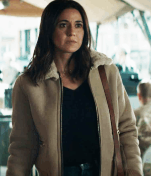 Superman and Lois Lara Lang Cushing Bomber Jacket