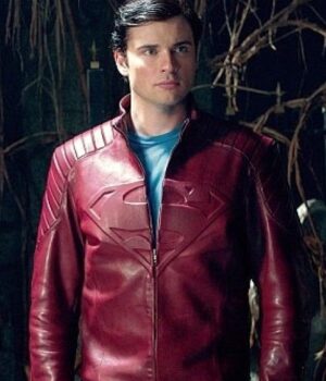 Smallville Superman Red Leather Jacket 4