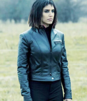 The Umbrella Academy Lila Pitts Black Leather Jacket