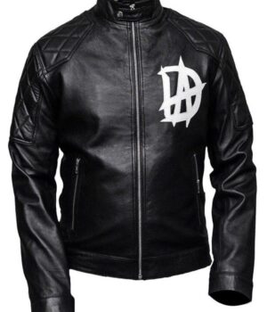 Wrestler Dean Ambrose Logo Black Black Biker Jacket 1