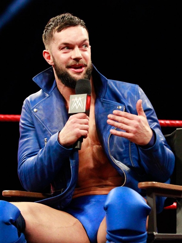WWE Finn Balor Blue Jacket Finn Balor Blue Leather Jacket 2