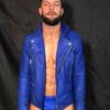 WWE Finn Balor Blue Jacket Finn Balor Blue Leather Jacket 3