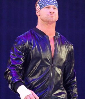 Ziggler Black Leather Jacket 1