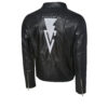 Finn Balor Wrestler Black Leather Logo Jacket Finn Bálor wrestler Black Leather Logo Jacket 2