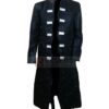 Leather Black Long Coat Costume 1