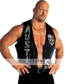 Superman Smallville Men's Black And Blue Leather Jacket