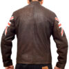 Union Jack UK Flag Logo Cafe Racer Leather Jacket Union Jack UK Flag Logo Cafe Racer Leather Jacket12