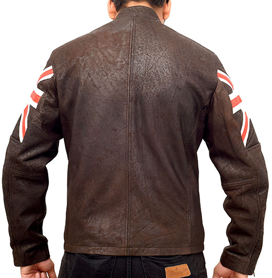 Union Jack UK Flag Logo Cafe Racer Leather Jacket Union Jack UK Flag Logo Cafe Racer Leather Jacket12