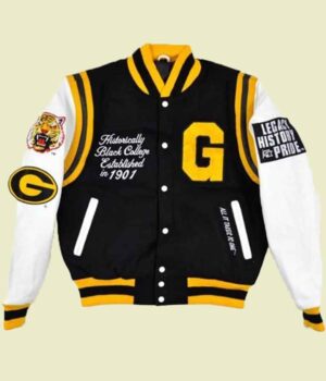 Grambling State University Motto 2.0 Black & White Jacket