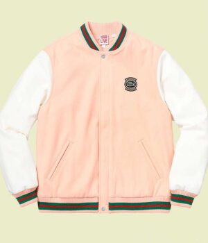 Lacoste Supreme Peach & White Jacket