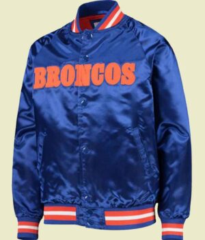 Denver Broncos Blue Varsity Jacket