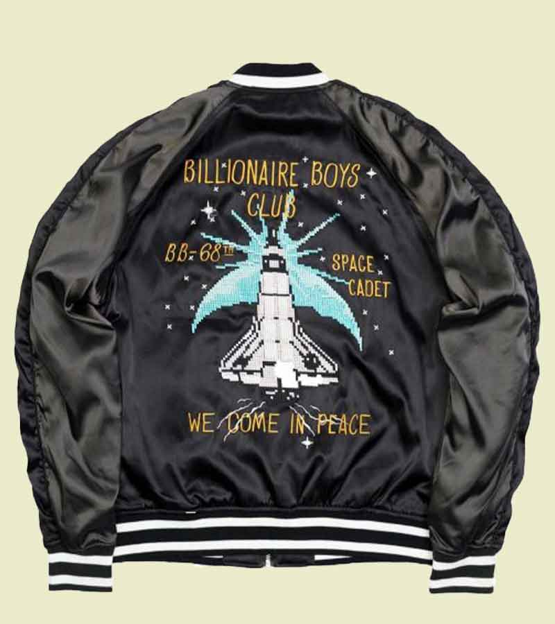 Billionaire Boys Club BB Flare Satin Varsity Jacket Billionaire Boys Club BB Flare Satin Jacket