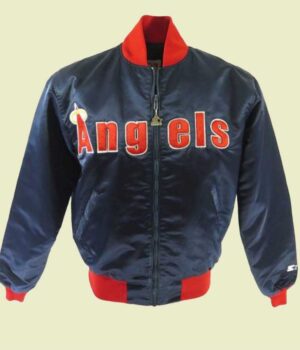 80s California Anaheim Angels Blue Jacket