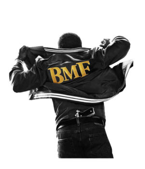 BMF Black Varsity Letterman Jacket 1
