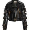 Zendaya Straps and Buckles Leather Jacket