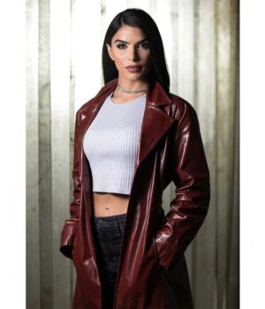 Blowback 2022 Michele Plaia Brown Leather Coat 1