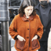 Selena Gomez Brown Wool Jacket 2022 1