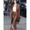 Katy Perry Good Morning America 2022 Leather Coat 2