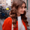 Emily in Paris S02 Lily Collins Orange Jacket 1