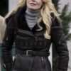Once Upon a Time Emma Black Leather Jacket 1