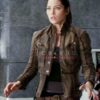 Total Recall Jessica Biel Leather Jacket 1