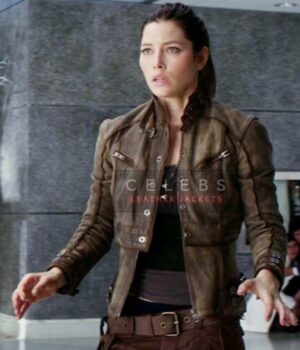 Total Recall Jessica Biel Leather Jacket 1