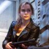 Sarah Connor Terminator Genisys Black Leather Jacket 1