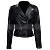 Sarah Connor Terminator Genisys Black Leather Jacket 2