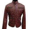 88 Minutes Movie Alicia Witt Leather Jacket 2