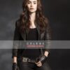 Mortal Instruments Clary Fray Black Jacket 1