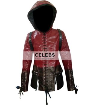 Arrow TV Series Willa Holland Thea Queen Hoodie Jacket 1