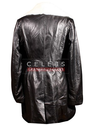 Ellie Ladies Real Soft Sheep Fur Collar Coat 1