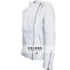 Anne Hathaway Get Smart White Leather Jacket Anne Hathaway Get Smart White Leather Jacket 2