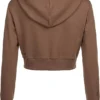  	Stargirl S03 Courtney Whitmore Brown Cropped Hoodie