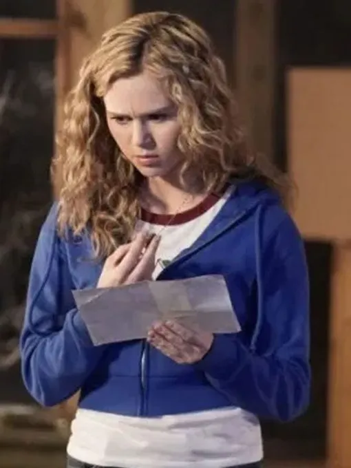 Stargirl Courtney Whitmore Blue Cropped Hoodie Stargirl Courtney Whitmore Blue Cropped Hoodie