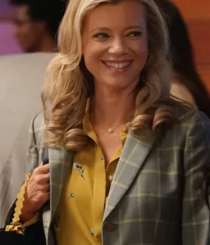  	Stargirl S01 Barbara Whitmore Gray Check Blazer