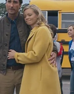  	Stargirl S01 E13 Barbara Whitmore Yellow Wool Coat