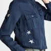  	Stargirl S01 E11 Courtney’s Navy Blue Trucker Jacket