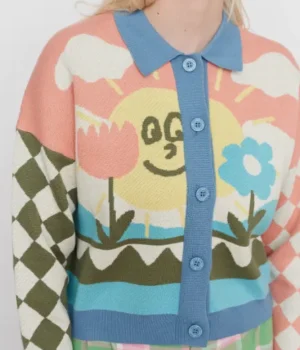  	Stargirl S3 E1 Beth Chapel Cardigan